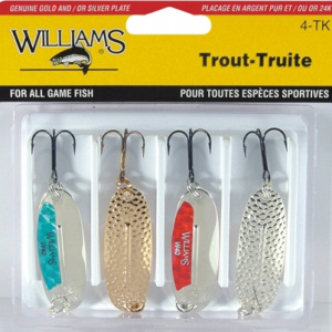 Набор из 4-х блесен Williams 4WTK