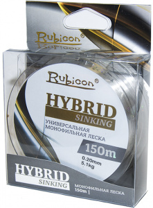 Леска RUBICON Hybrid Sinking 150m, d=0,38mm