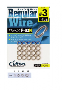 Кольцо Owner 52811 Split Ring Regular Wire №3